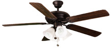  18710 - 52" 5 Blade RB Fan W/White 4-Light Kit (4x9.5 LED 3000K)